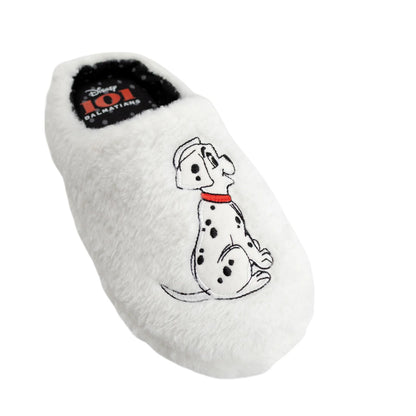 White - Lifestyle - 101 Dalmatians Womens-Ladies Mule Slippers