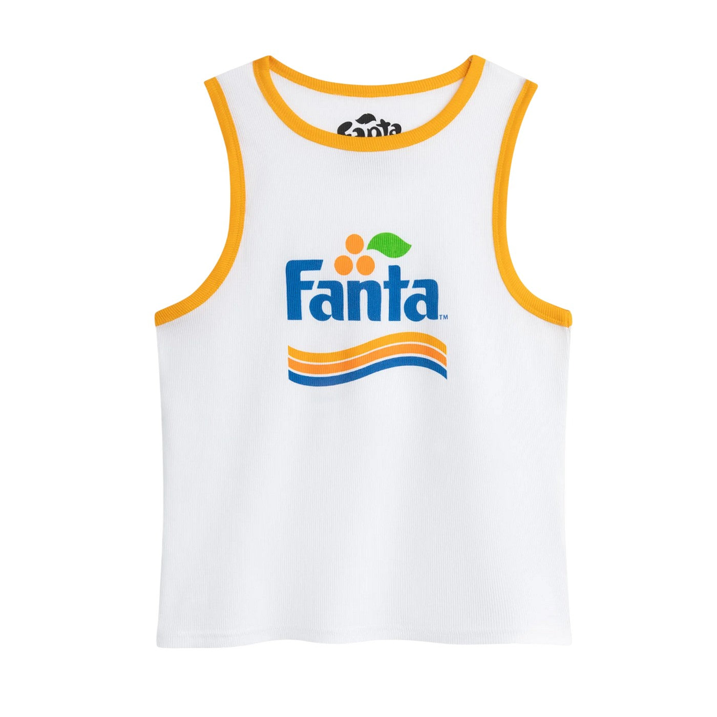 Orange-White - Back - Fanta Womens-Ladies Short-Sleeved Short Pyjama Set