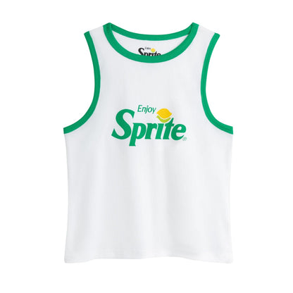 Green-White - Back - Sprite Womens-Ladies Enjoy Short-Sleeved Short Pyjama Set