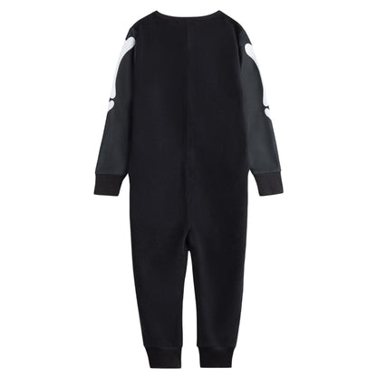 Black - Back - Show Me The Merch Childrens-Kids Skeleton All-In-One Nightwear