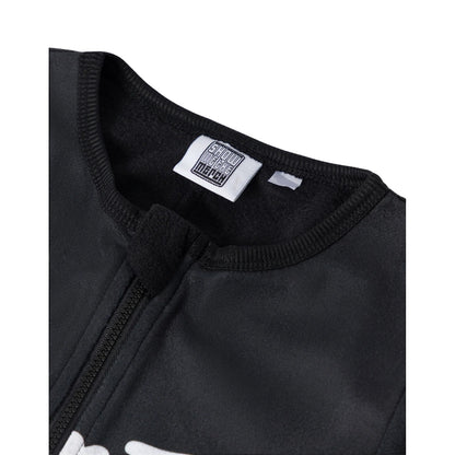 Black - Side - Show Me The Merch Childrens-Kids Skeleton All-In-One Nightwear