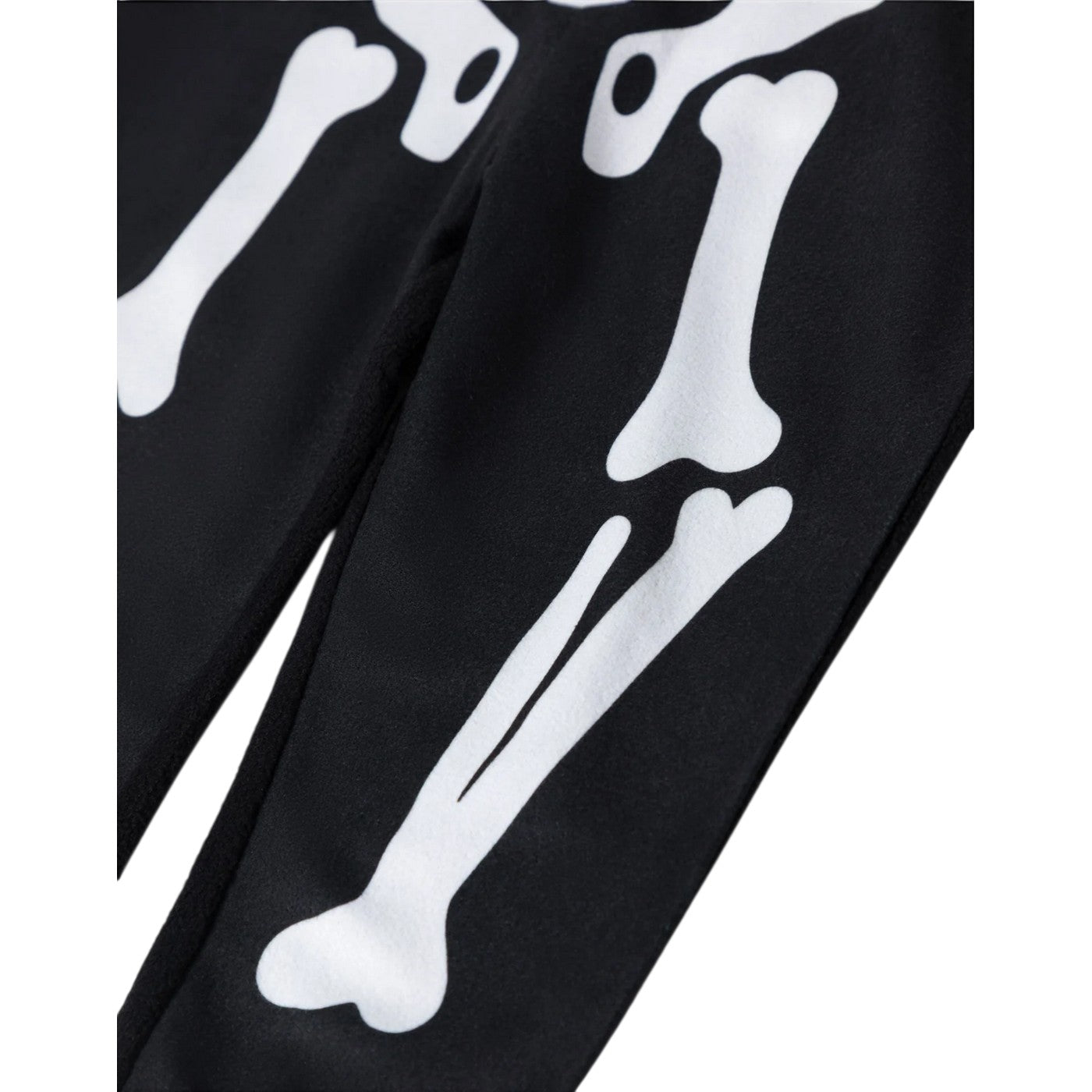 Black - Pack Shot - Show Me The Merch Childrens-Kids Skeleton All-In-One Nightwear