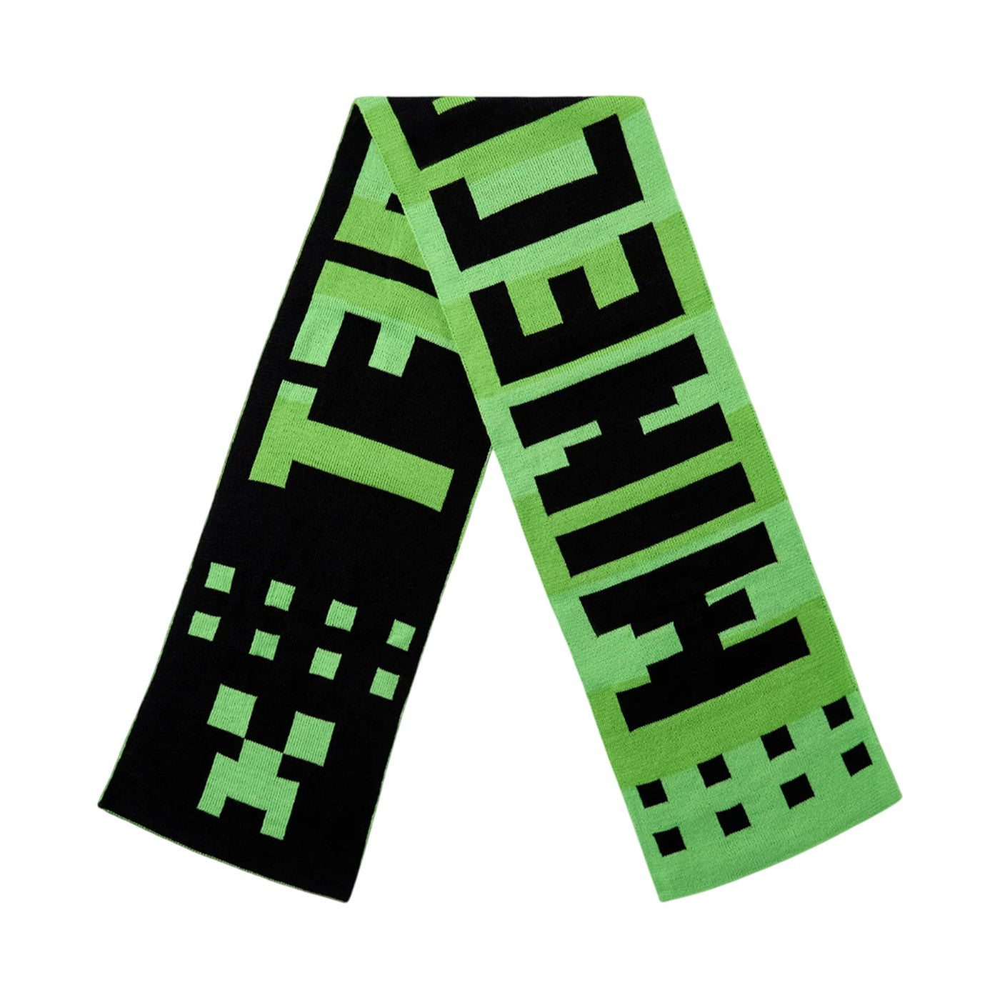 Green - Lifestyle - Minecraft Boys Creeper Hat Gloves And Scarf Set (Pack of 3)