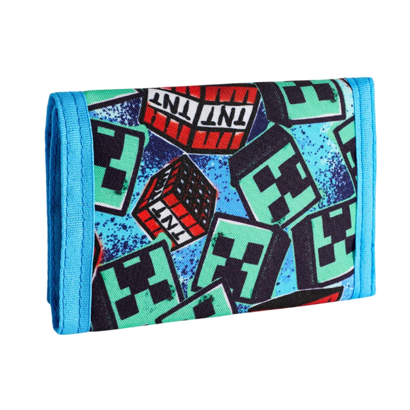 Blue - Back - Minecraft Graffiti Wallet