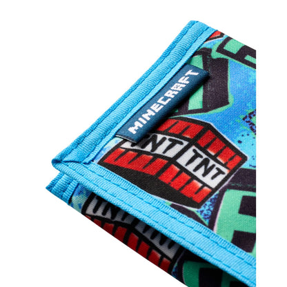 Blue - Pack Shot - Minecraft Graffiti Wallet