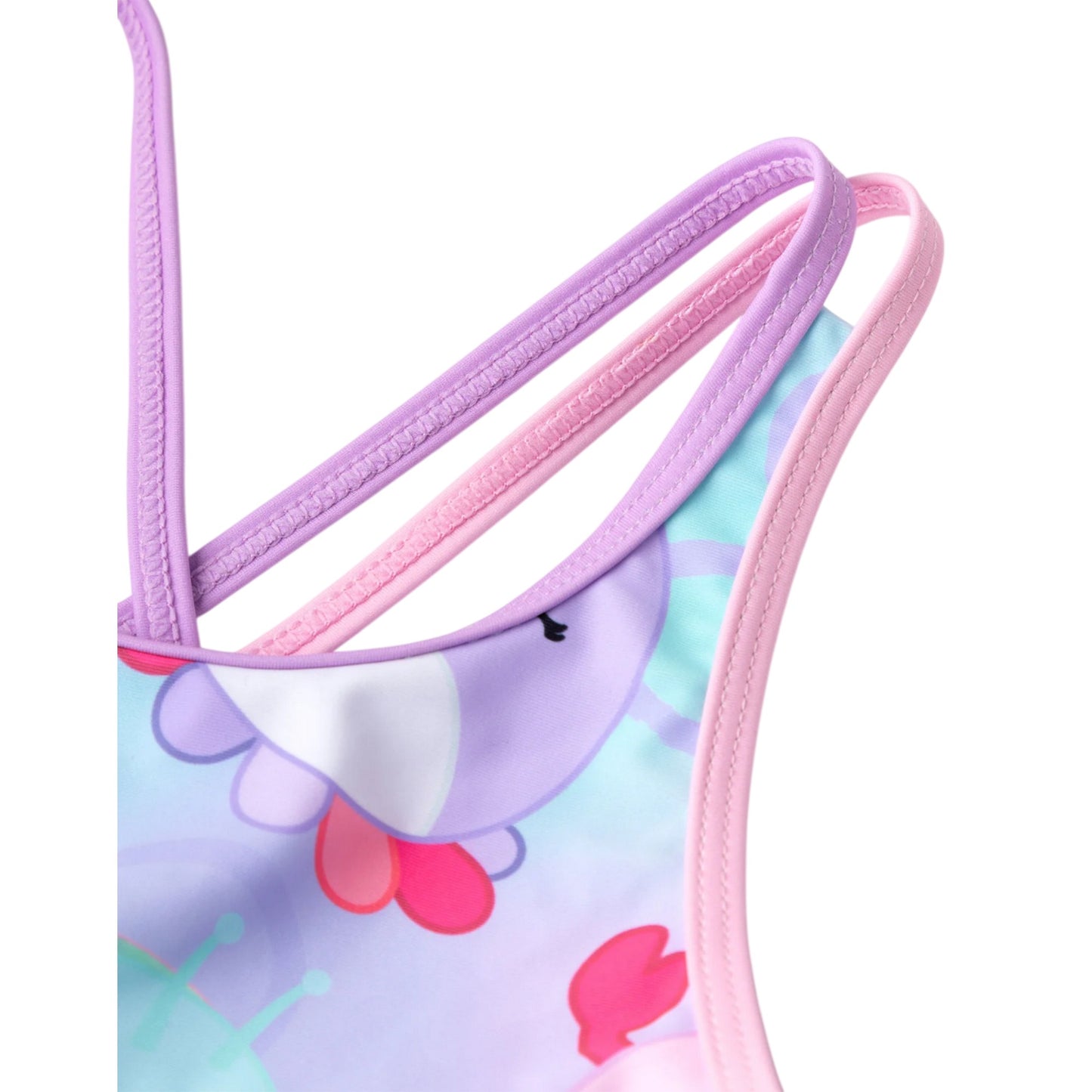 Multicoloured - Side - Squishmallows Girls Characters All-Over Print One Piece Swimsuit