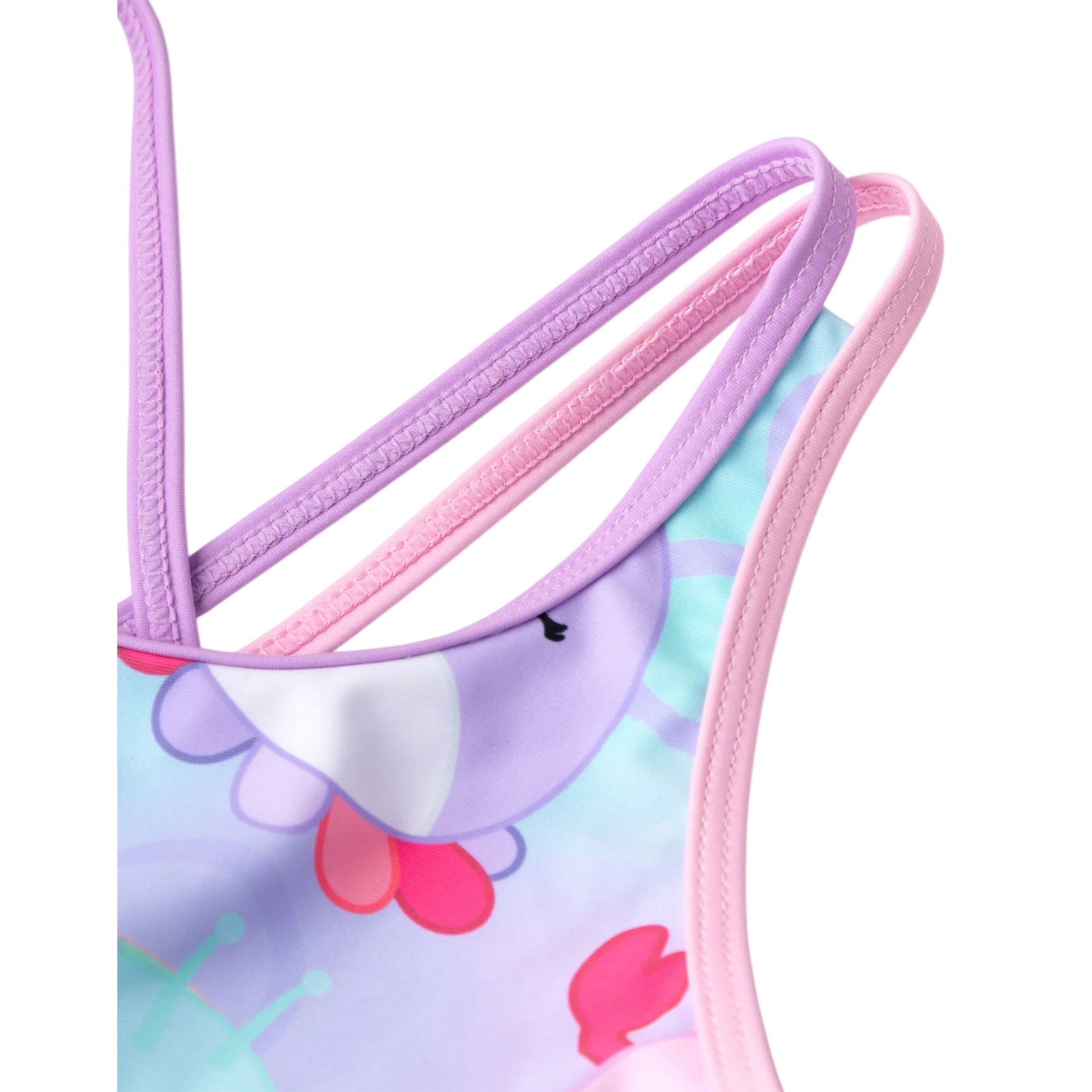 Multicoloured - Side - Squishmallows Girls Characters All-Over Print One Piece Swimsuit