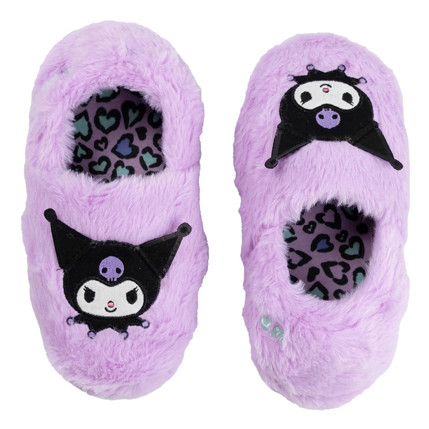 Purple - Side - Hello Kitty Girls Kuromi Slippers