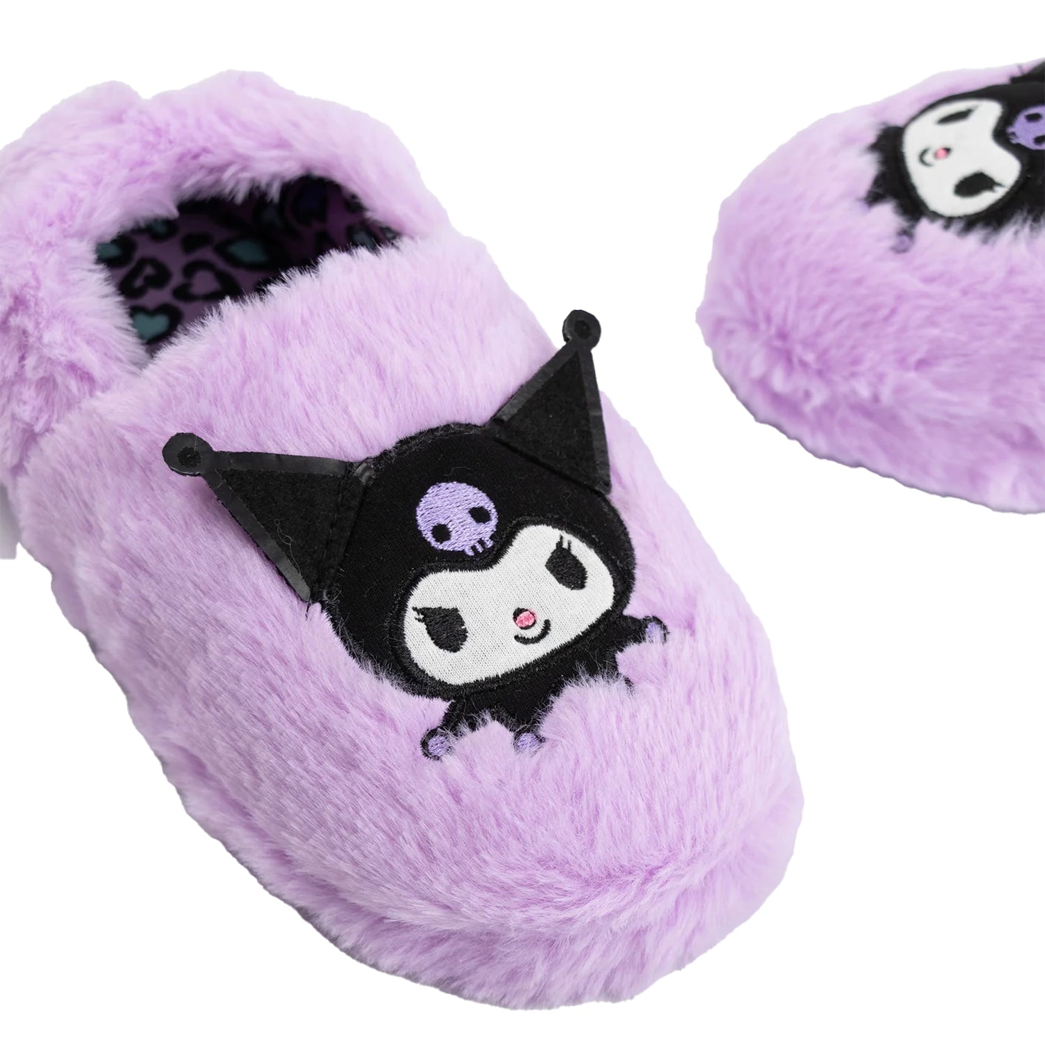 Purple - Pack Shot - Hello Kitty Girls Kuromi Slippers