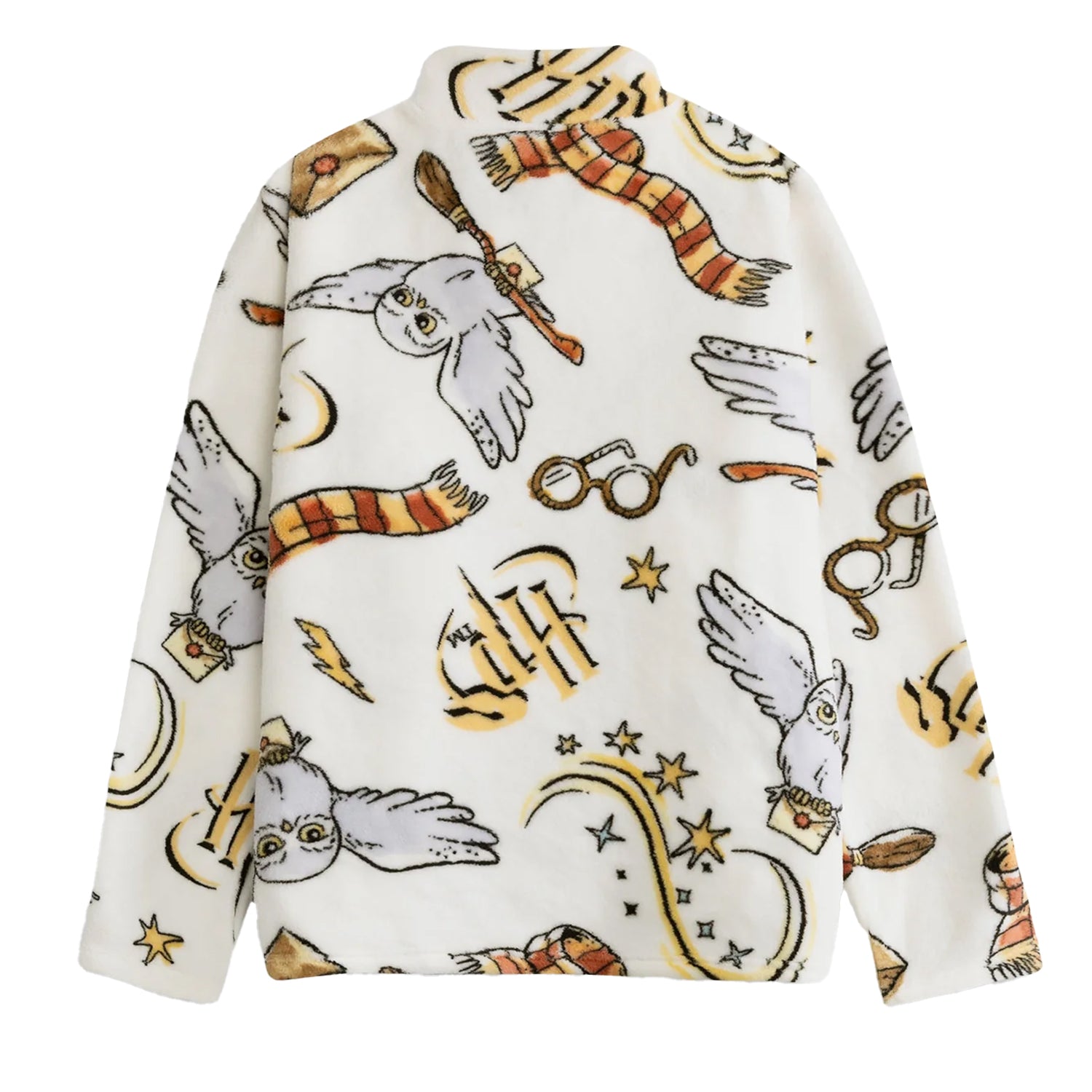 White - Back - Harry Potter Womens-Ladies Hedwig Jumper
