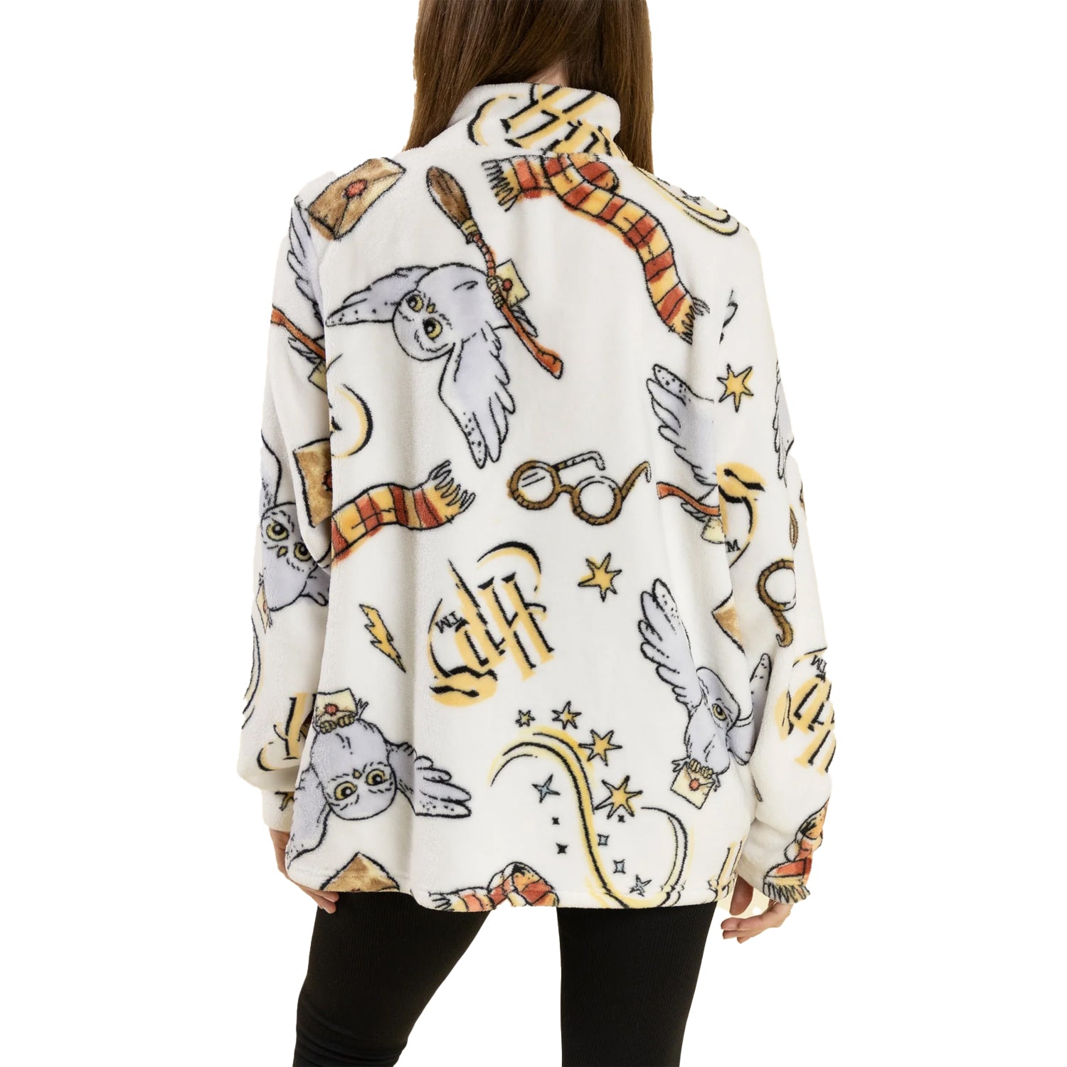 White - Lifestyle - Harry Potter Womens-Ladies Hedwig Jumper