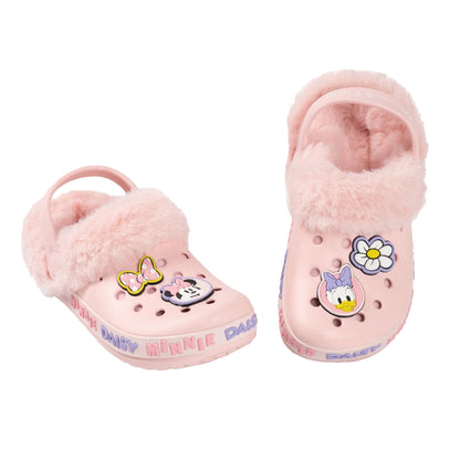 Pink - Side - Disney Girls Minnie Mouse & Daisy Clogs