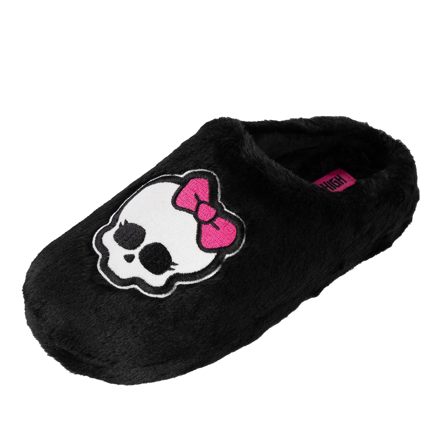 Black - Front - Monster High Womens-Ladies Character Mule Slippers