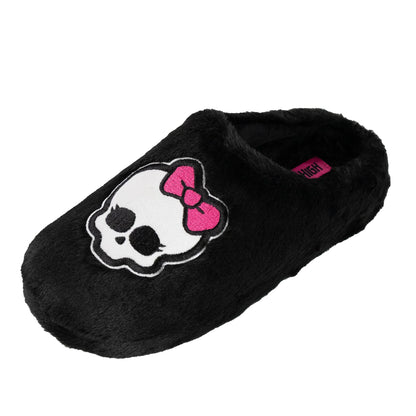 Black - Front - Monster High Womens-Ladies Character Mule Slippers