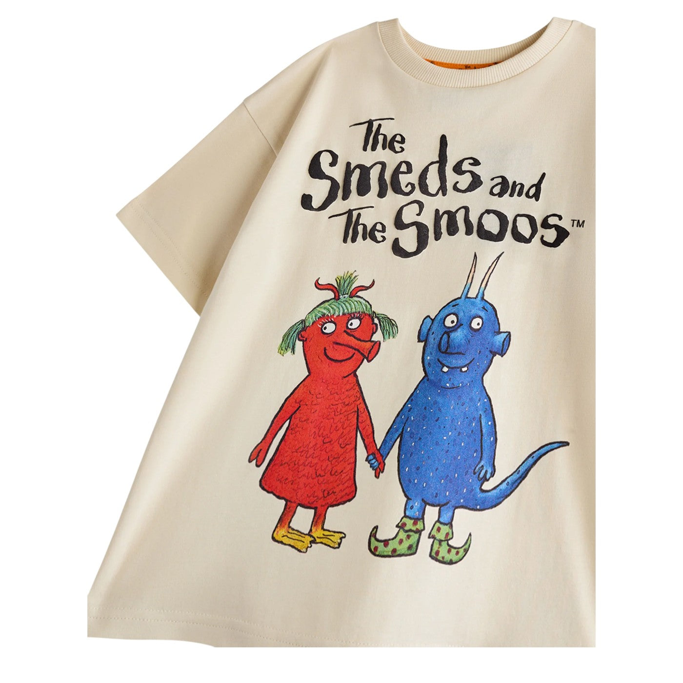 Beige - Side - The Smeds And The Smoos Childrens-Kids T-Shirt