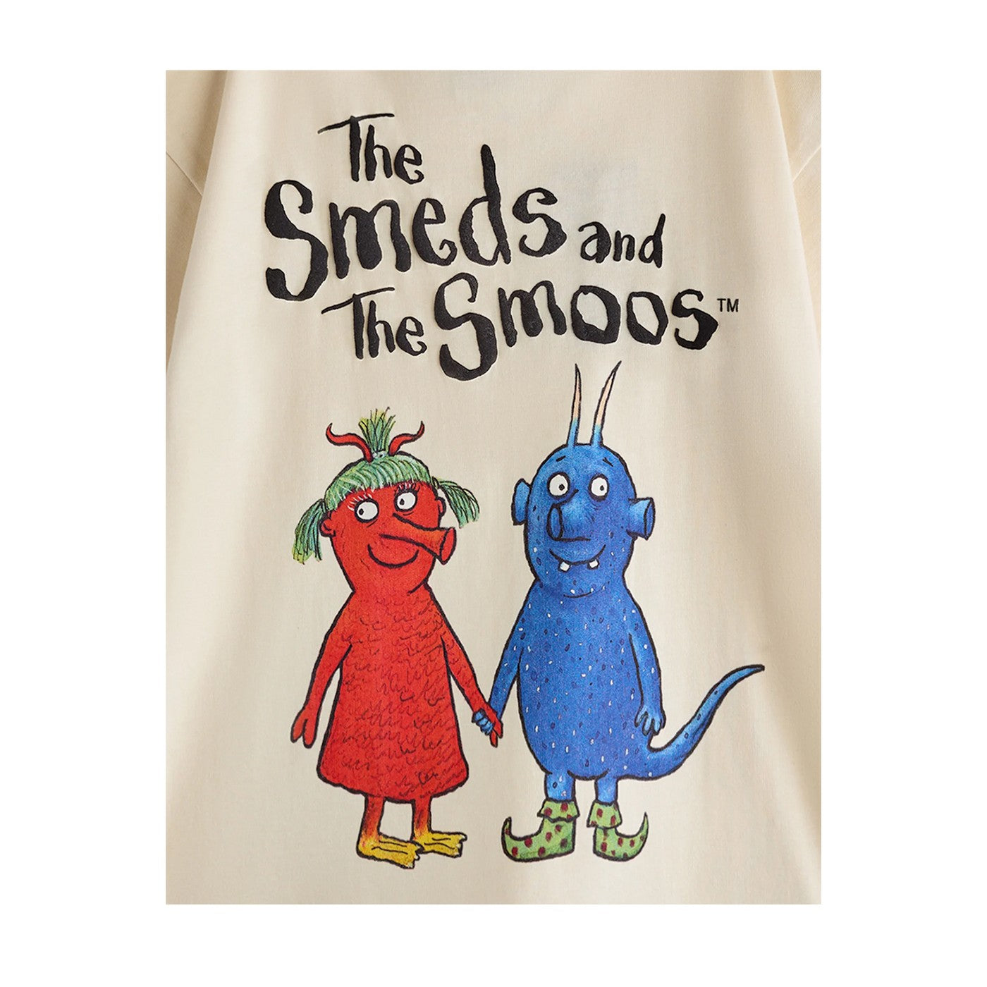 Beige - Close up - The Smeds And The Smoos Childrens-Kids T-Shirt