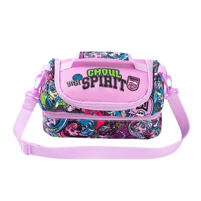 Purple - Side - Monster High Girls Lunch Bag Set (Pack of 3)