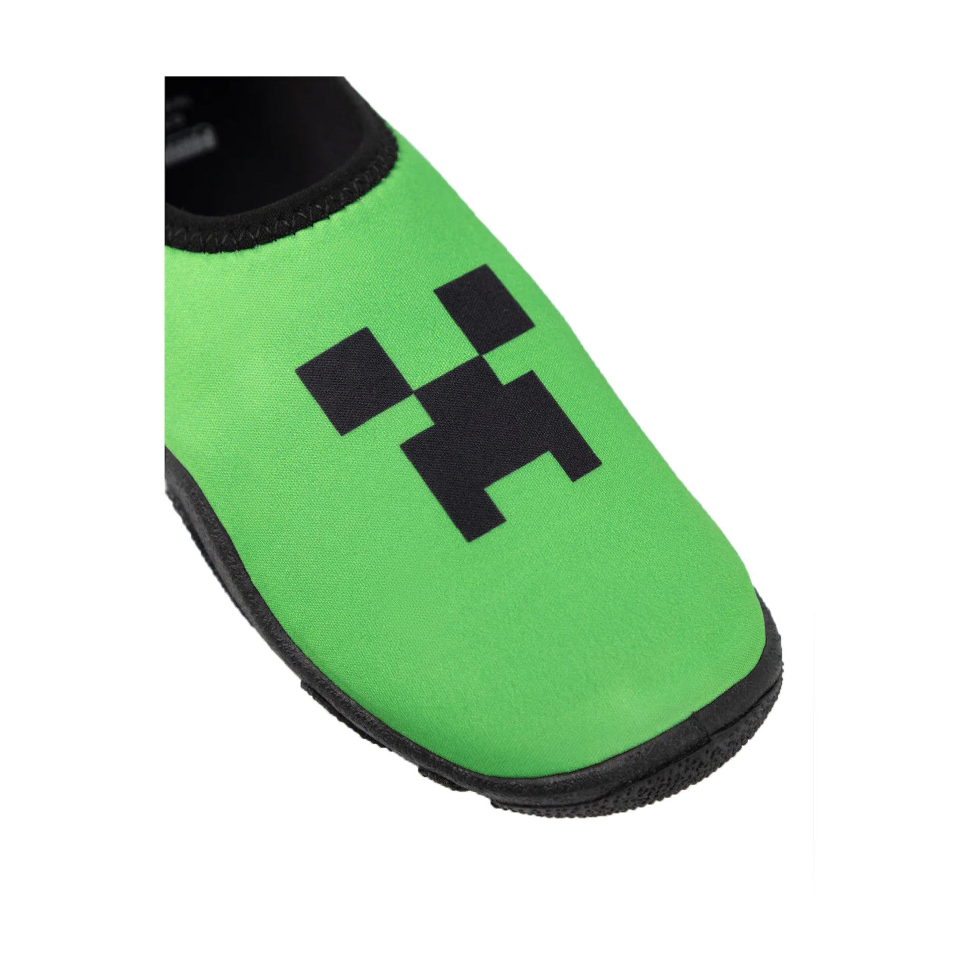 Green - Lifestyle - Minecraft Boys Aqua Creeper Water Shoes