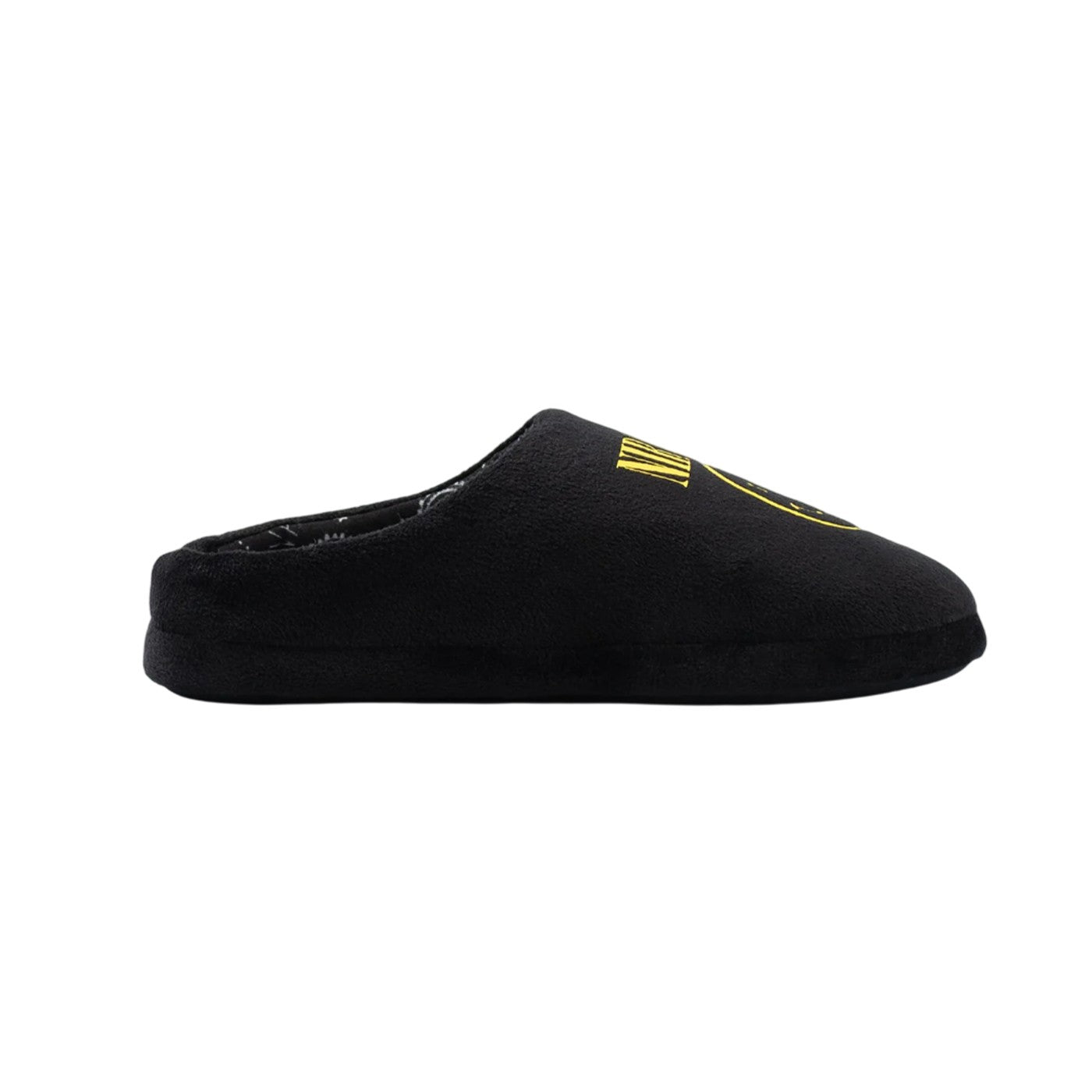Black - Back - Nirvana Childrens-Kids Logo Mule Slippers