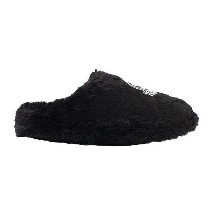 Black - Back - Wednesday Girls Logo Mule Slippers