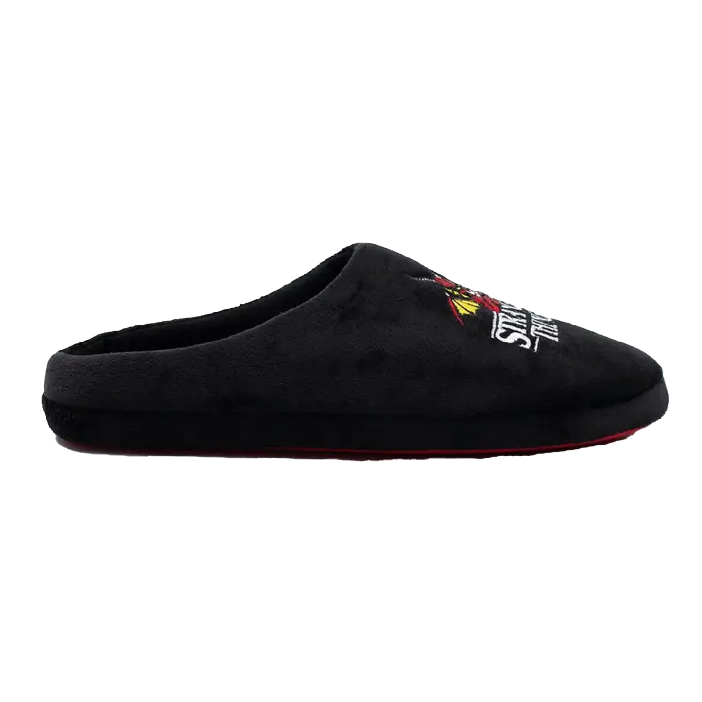 Black - Front - Stranger Things Unisex Adult Logo Mule Slippers