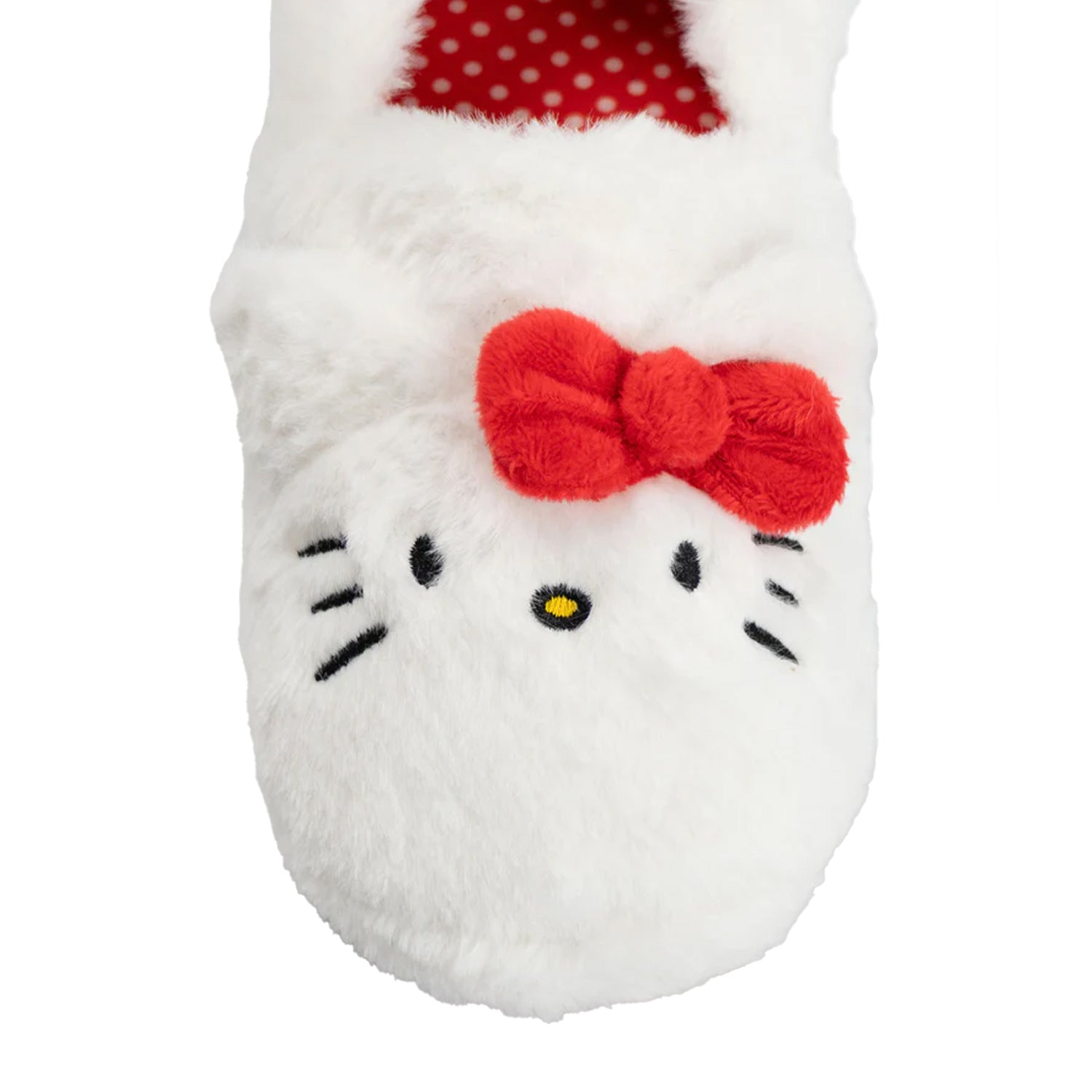 White-Red - Lifestyle - Hello Kitty Girls Character Face Slippers