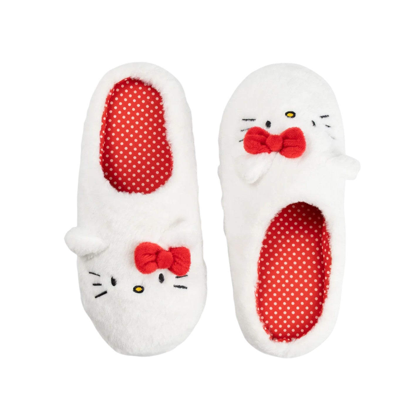 White - Lifestyle - Hello Kitty Womens-Ladies Character Face Slippers