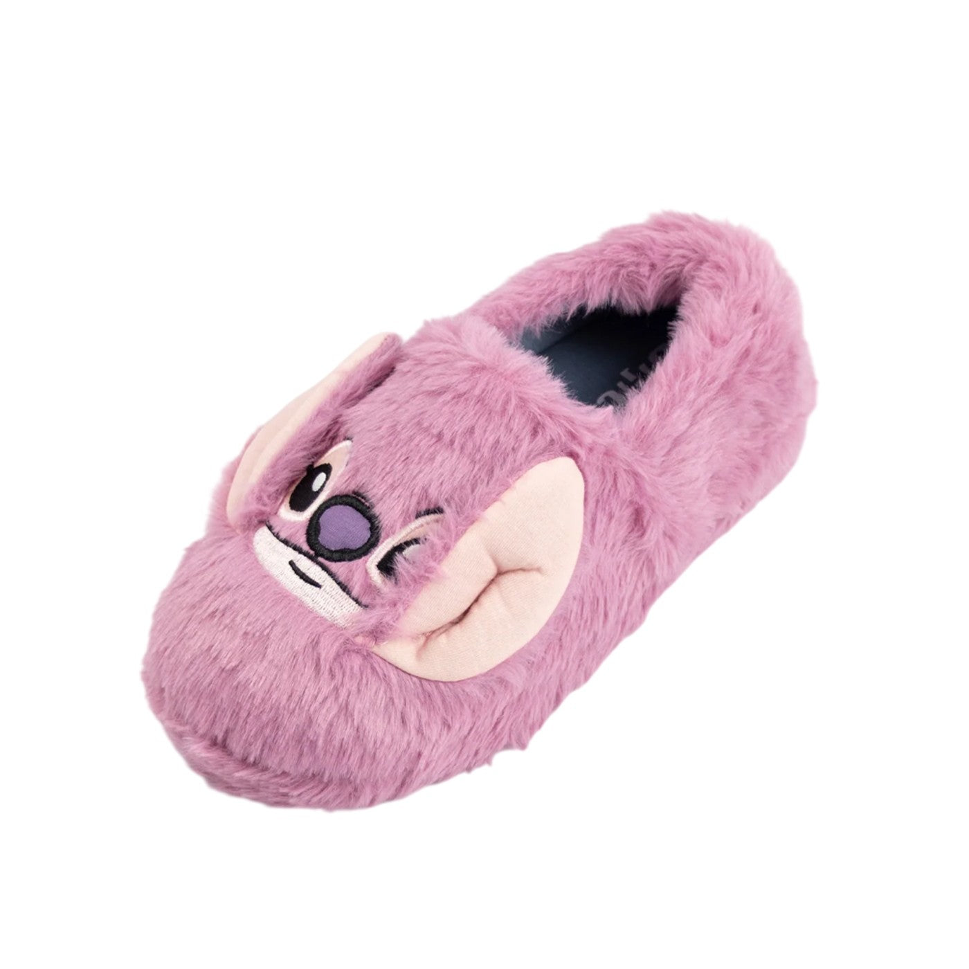 Purple - Side - Lilo & Stitch Girls Angel Slip-on Slippers