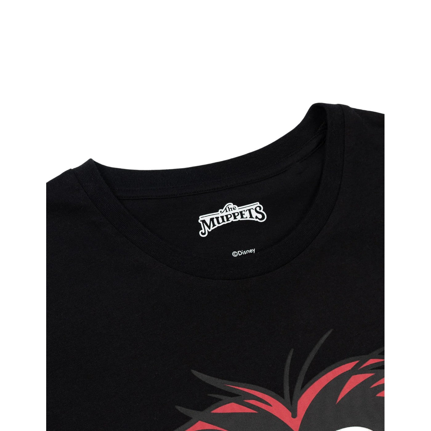 Black - Pack Shot - The Muppets Mens Animal Short-Sleeved Long Pyjama Set