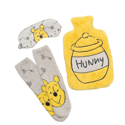 Yellow-White - Front - Winnie the Pooh Hot Water Bottle Cover (Pack of 3)