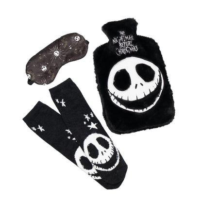 Black-White - Front - The Nightmare Before Christmas Hot Water Bottle Cover (Pack of 3)