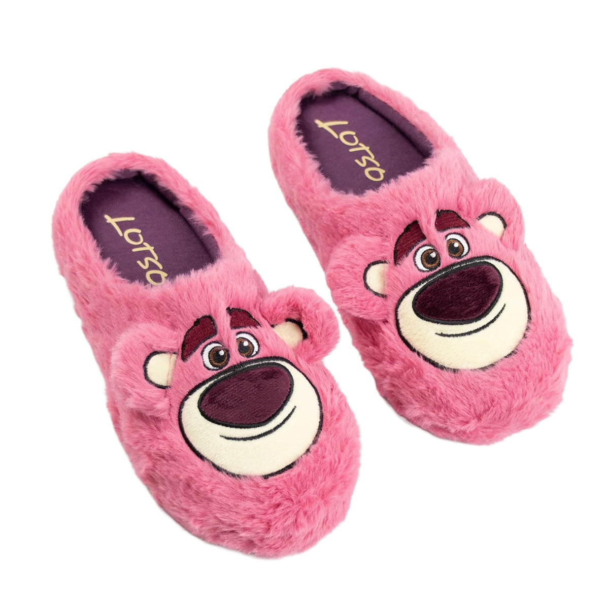 Pink - Front - Toy Story Womens-Ladies Lotso Slippers