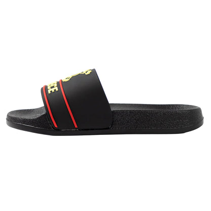 Black - Back - One Piece Boys Logo EVA Sliders