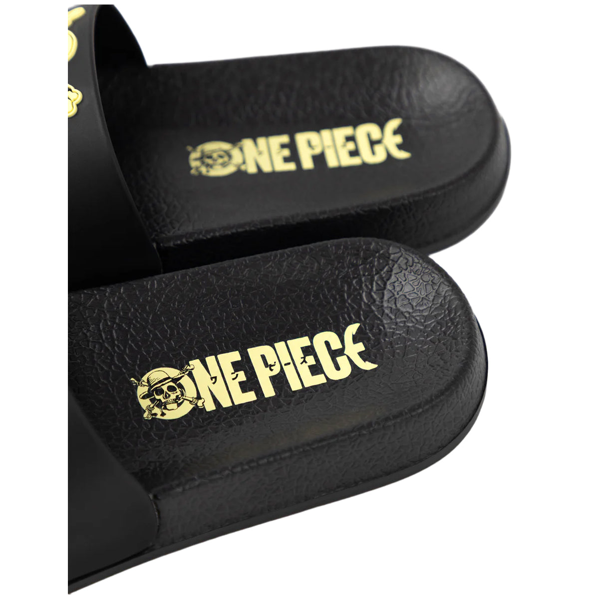 Black - Lifestyle - One Piece Boys Logo EVA Sliders