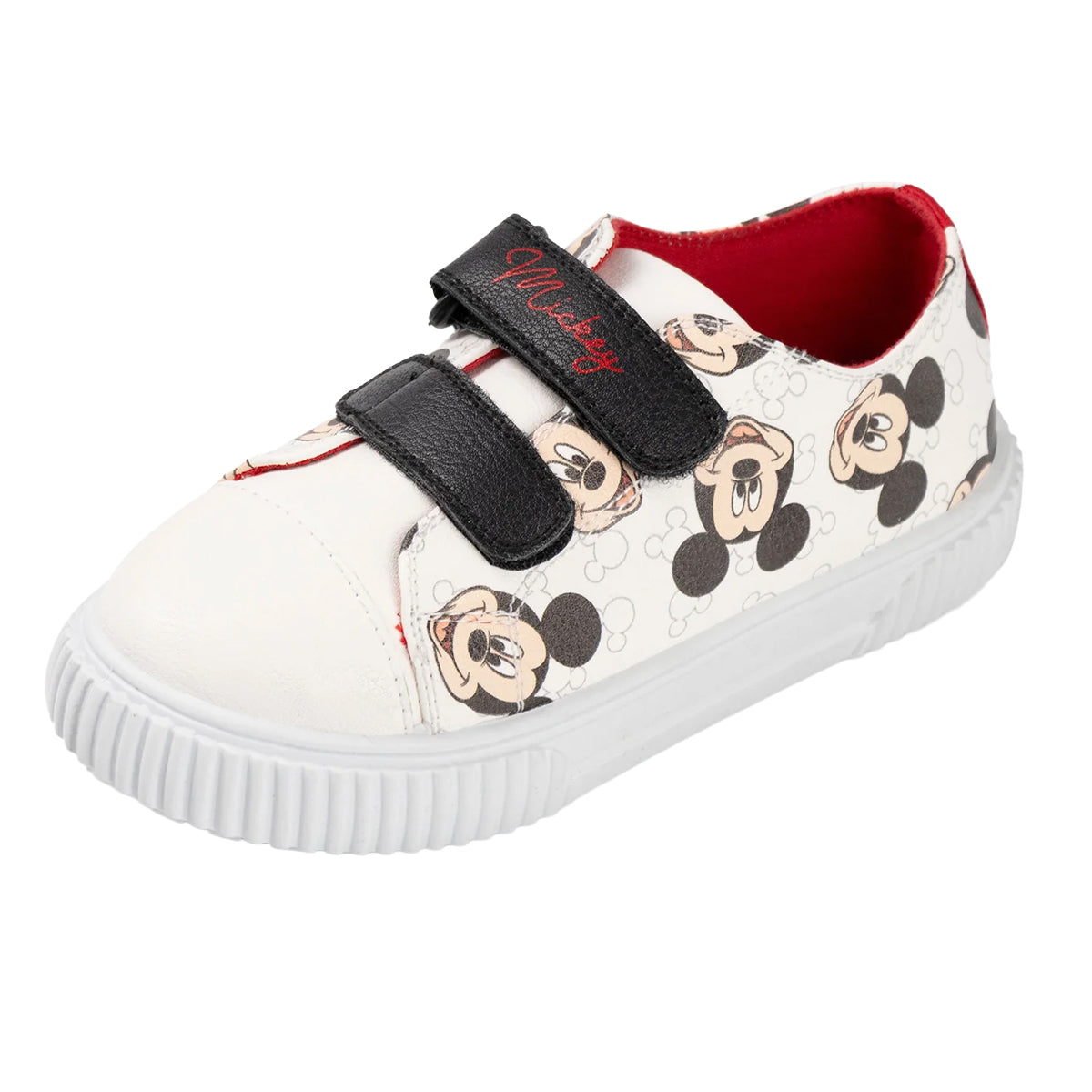 White - Back - Disney Boys Mickey Mouse All-Over Print Trainers