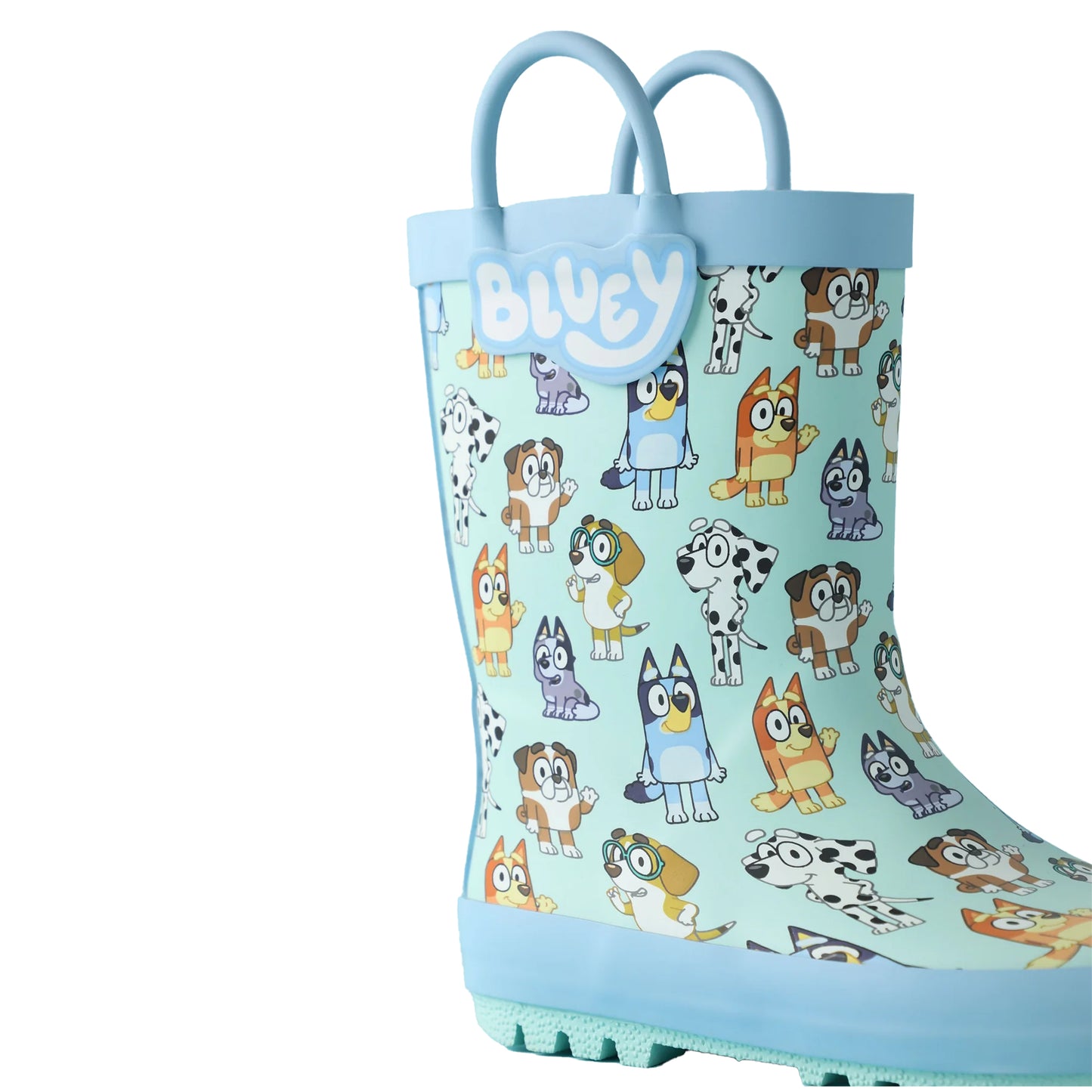 Blue - Lifestyle - Bluey Childrens-Kids Characters Printed All-Over Print Wellington Boots