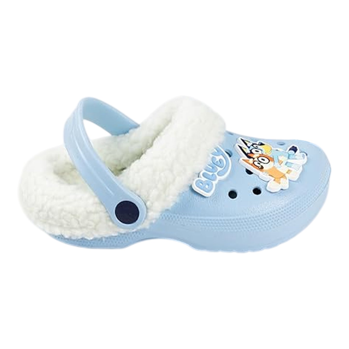 Blue-Multicoloured - Back - Bluey Childrens-Kids Characters Clogs
