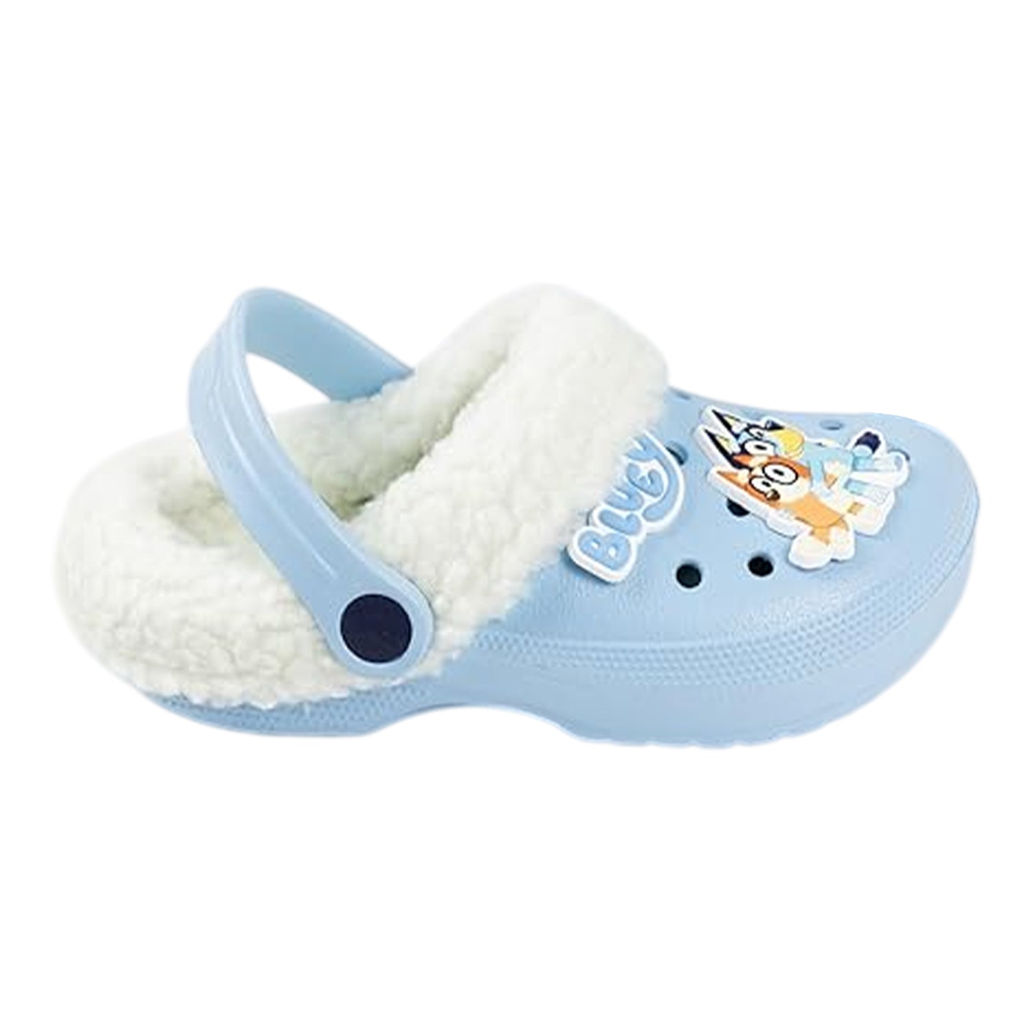 Blue-Multicoloured - Back - Bluey Childrens-Kids Characters Clogs