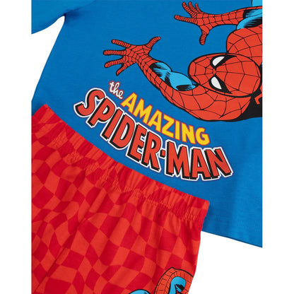 Multicoloured - Lifestyle - The Amazing Spider-Man Boys Long-Sleeved Long Pyjama Set (Pack of 2)
