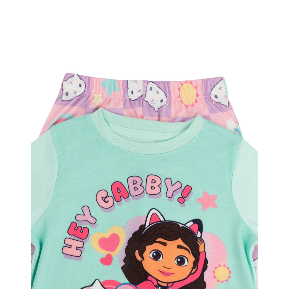 Multicoloured - Lifestyle - Gabby´s Dollhouse Girls Character Long-Sleeved Long Pyjama Set (Pack of 2)
