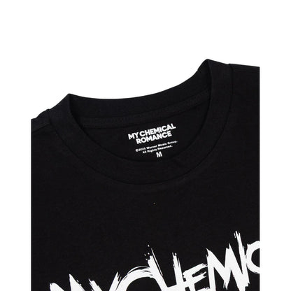 Black - Lifestyle - My Chemical Romance Mens Logo Short-Sleeved Long Pyjama Set