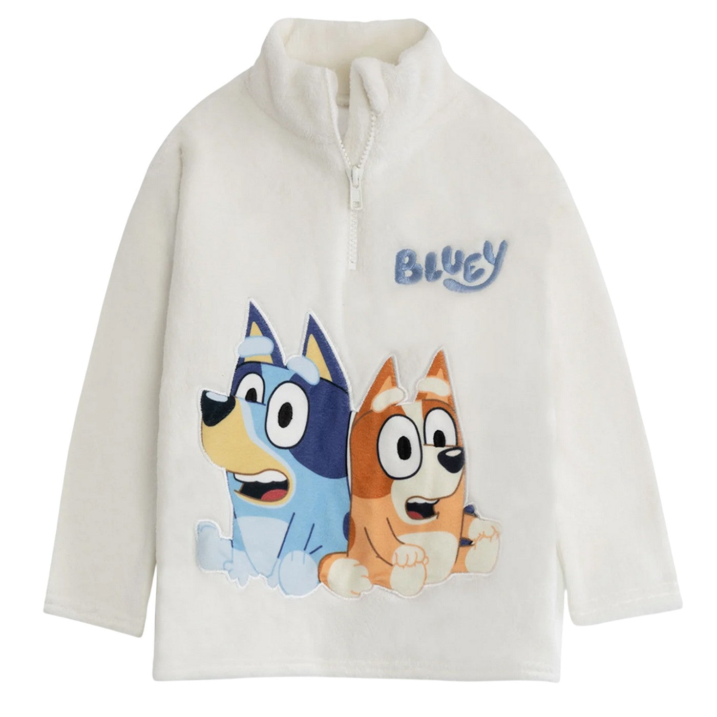 Blue - Back - Bluey Boys Character Long-Sleeved Long Pyjama Set