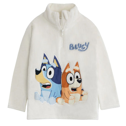 Blue - Back - Bluey Boys Character Long-Sleeved Long Pyjama Set