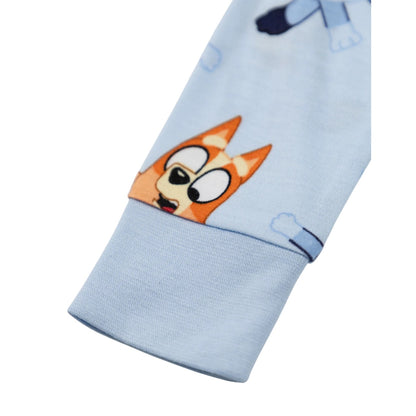 Blue - Lifestyle - Bluey Boys Character Long-Sleeved Long Pyjama Set