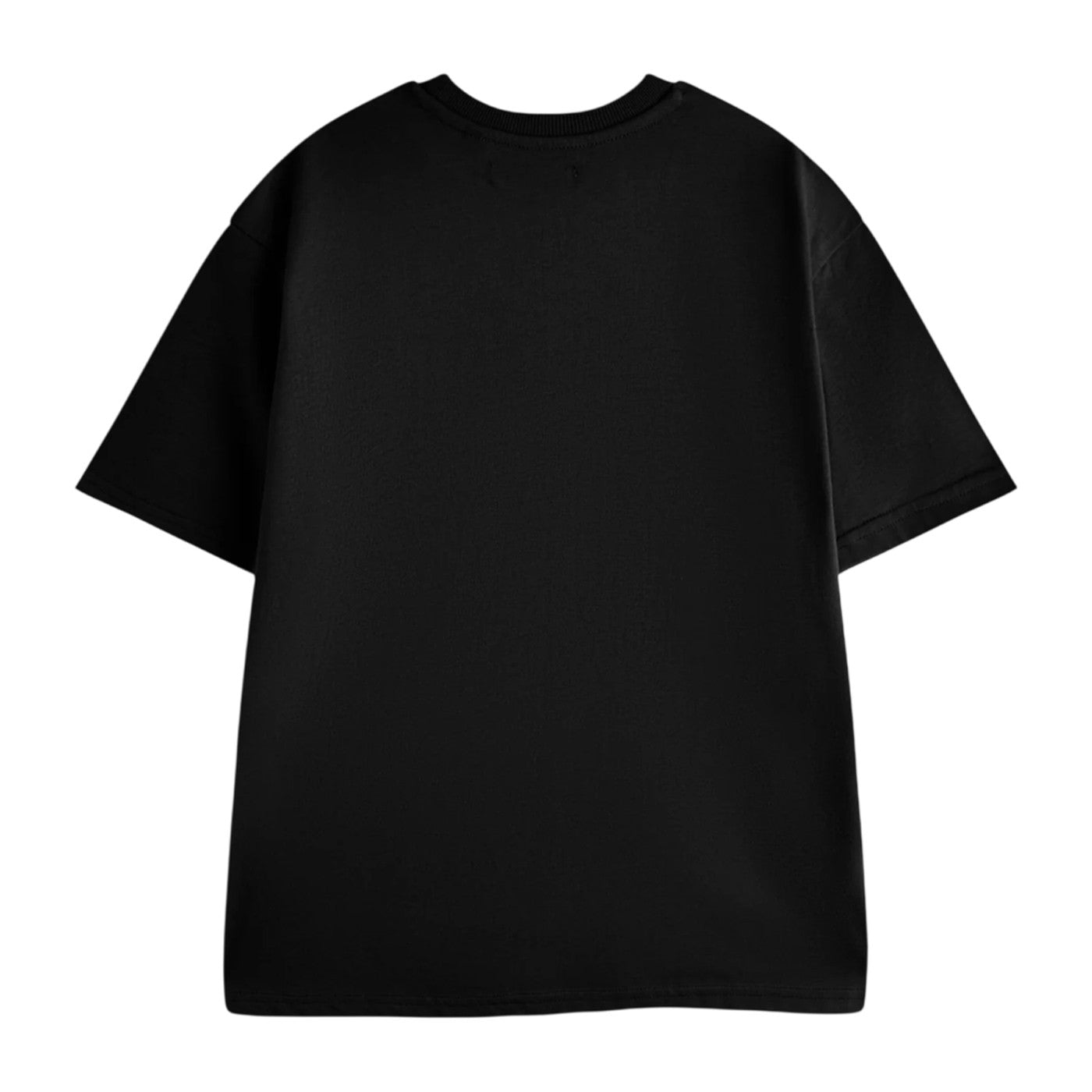 Black - Side - Nirvana Mens Logo Short-Sleeved Long Pyjama Set