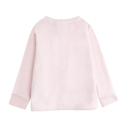 Pink - Back - Bluey Girls Character Long-Sleeved Long Pyjama Set