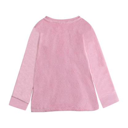 Pink - Back - Lilo & Stitch Girls Angel Long-Sleeved Long Pyjama Set