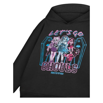Black - Lifestyle - Monster High Girls Let´s Go Ghouls Hoodie