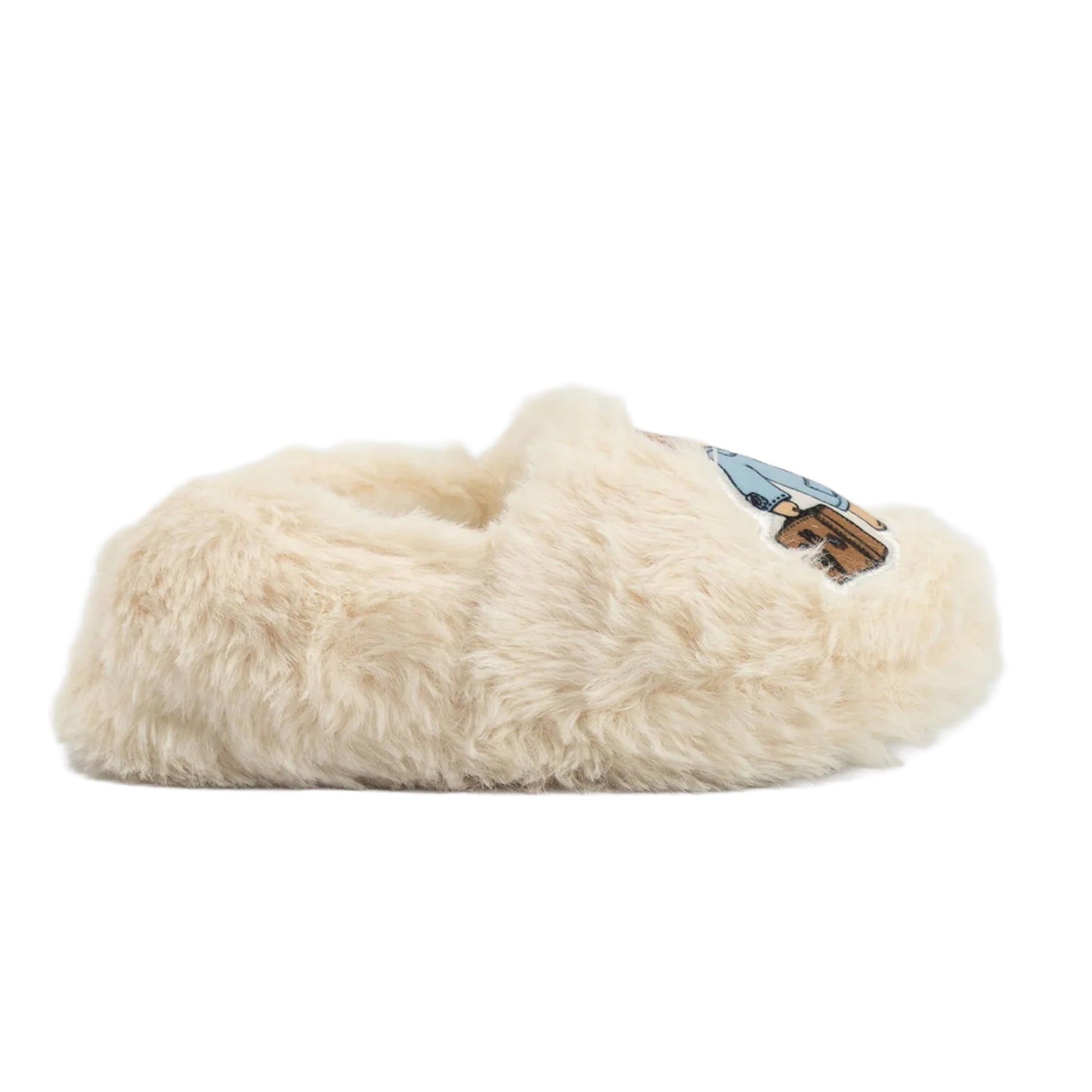 Beige - Back - Paddington Bear Childrens-Kids Slippers