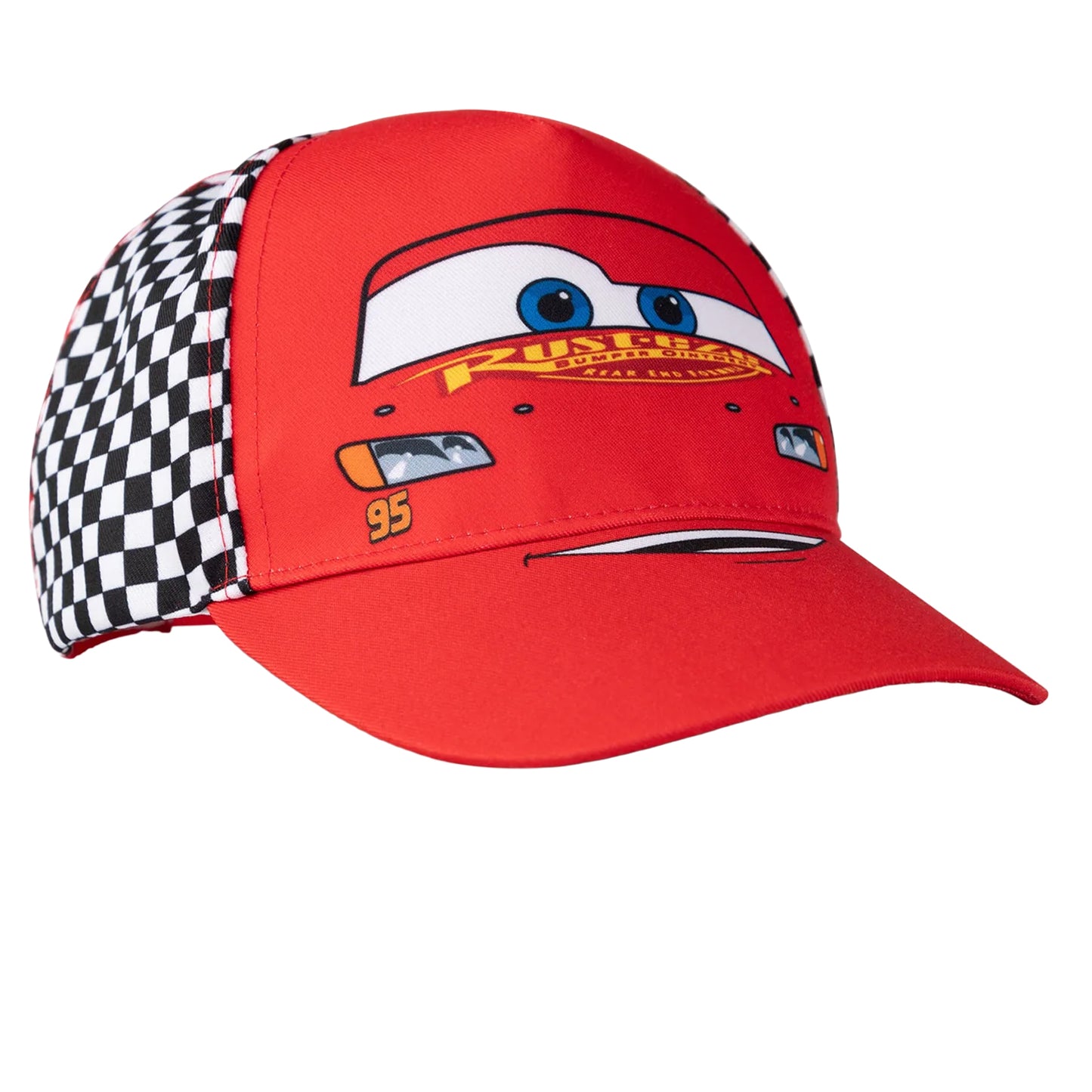 Red - Side - Cars Boys Lightning McQueen Baseball Cap